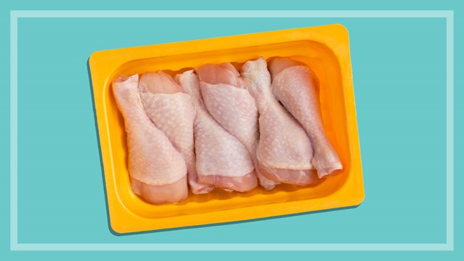 raw chicken in container food safety food poisoning